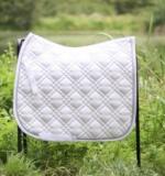 Tapis de Selle Luxe avec Cordon Argenté